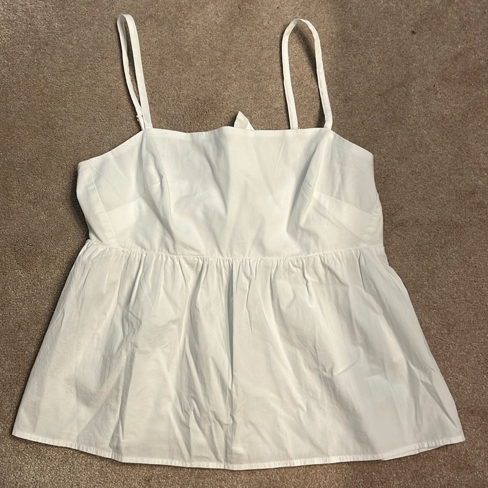 JCrew- Women’s peplum tank top